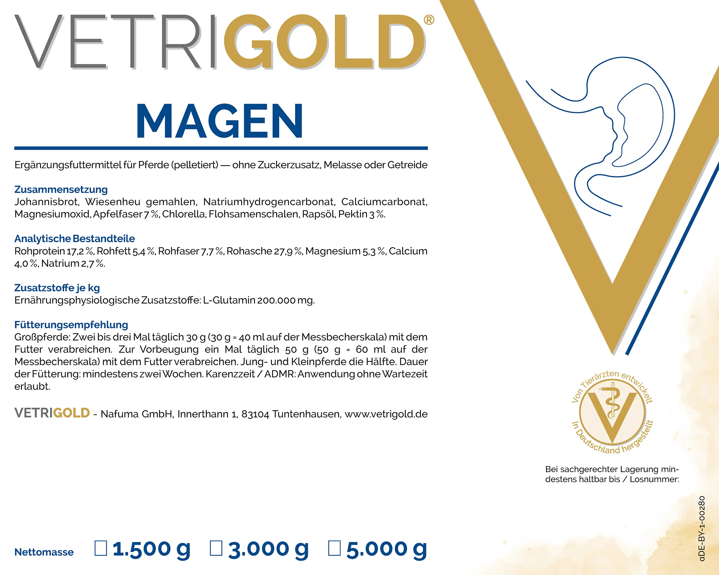 VETRIGOLD® MAGEN VETRIGOLD® MAGEN