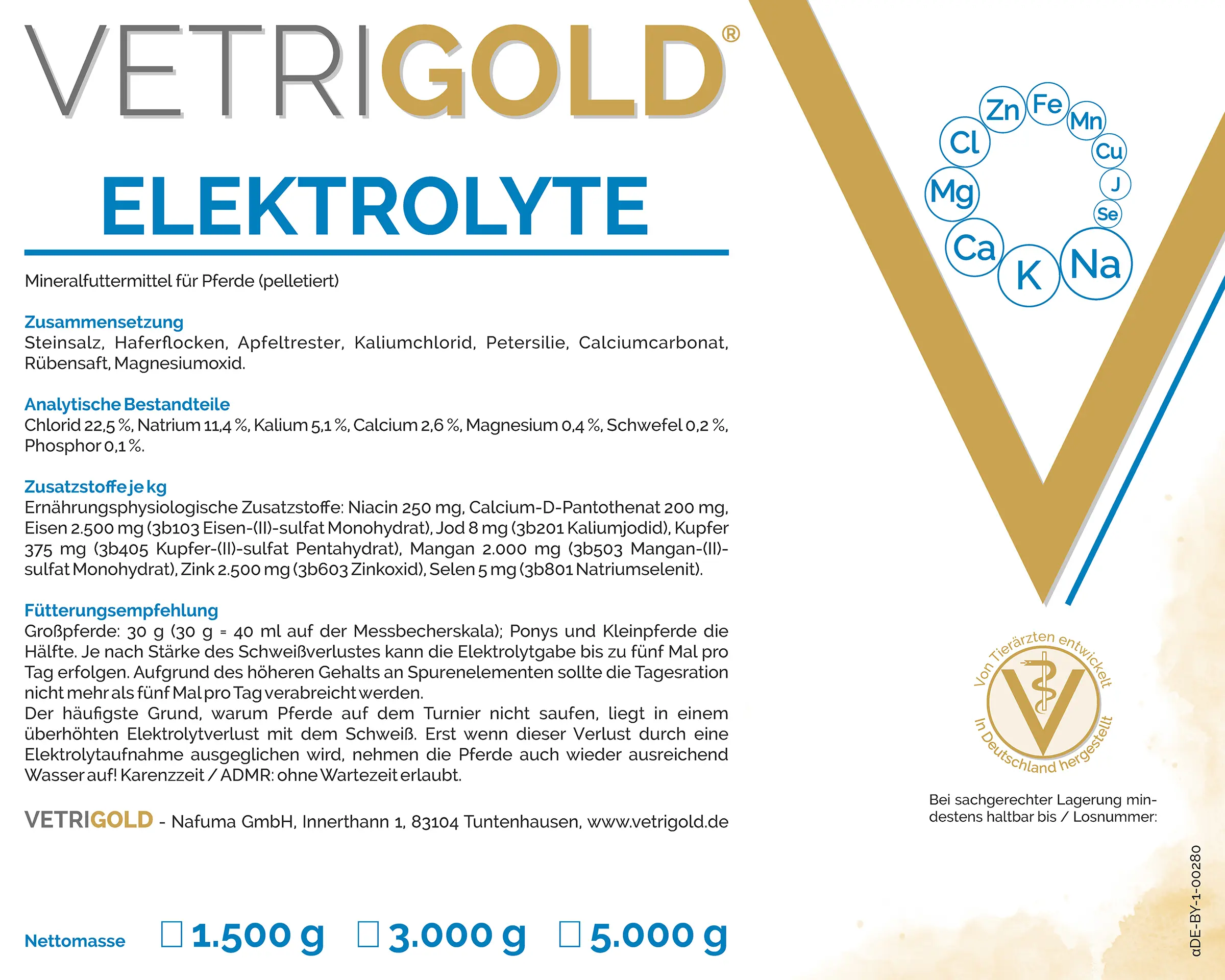 VETRIGOLD® ELEKTROLYTE VETRIGOLD® ELEKTROLYTE