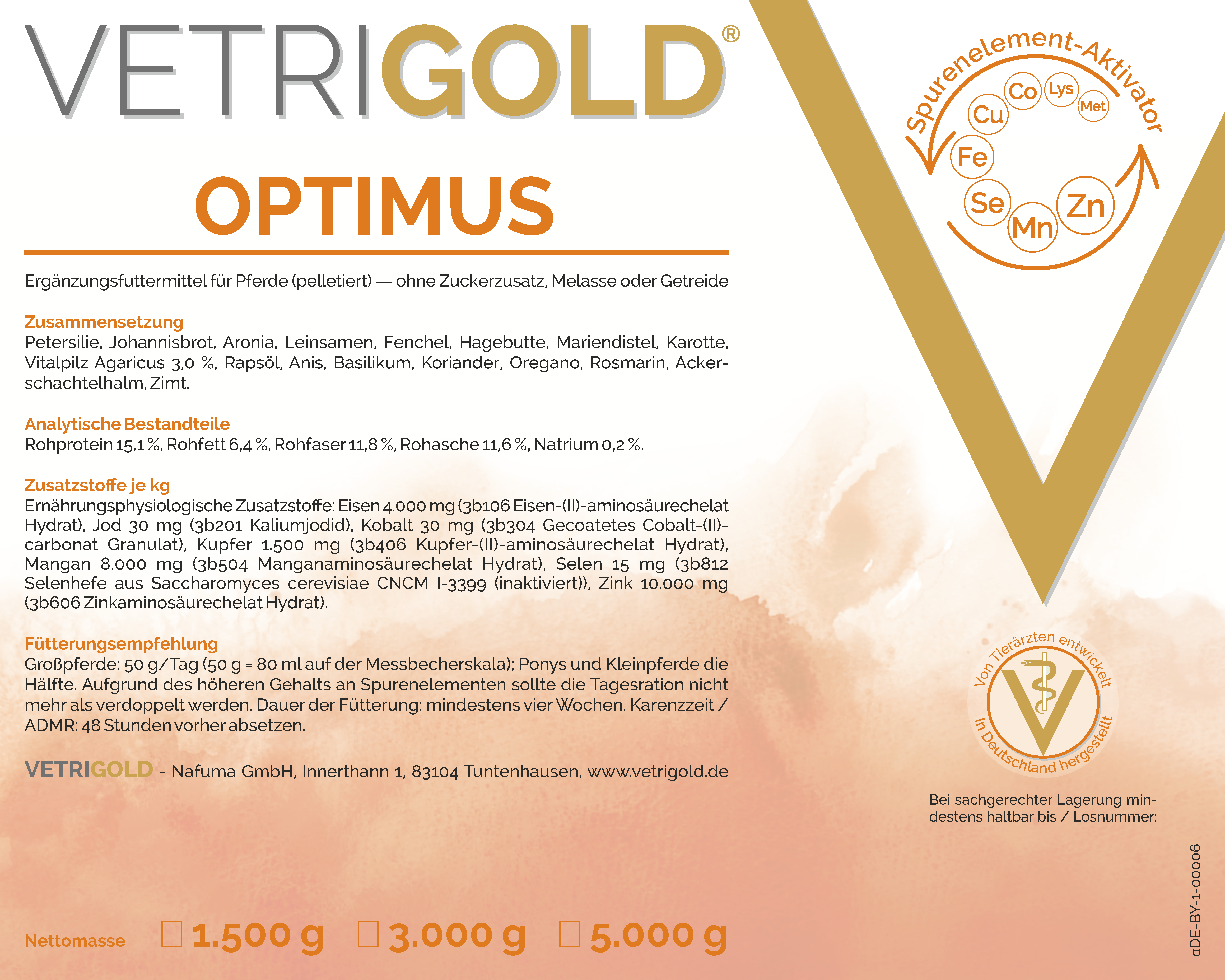 VETRIGOLD® OPTIMUS VETRIGOLD® OPTIMUS