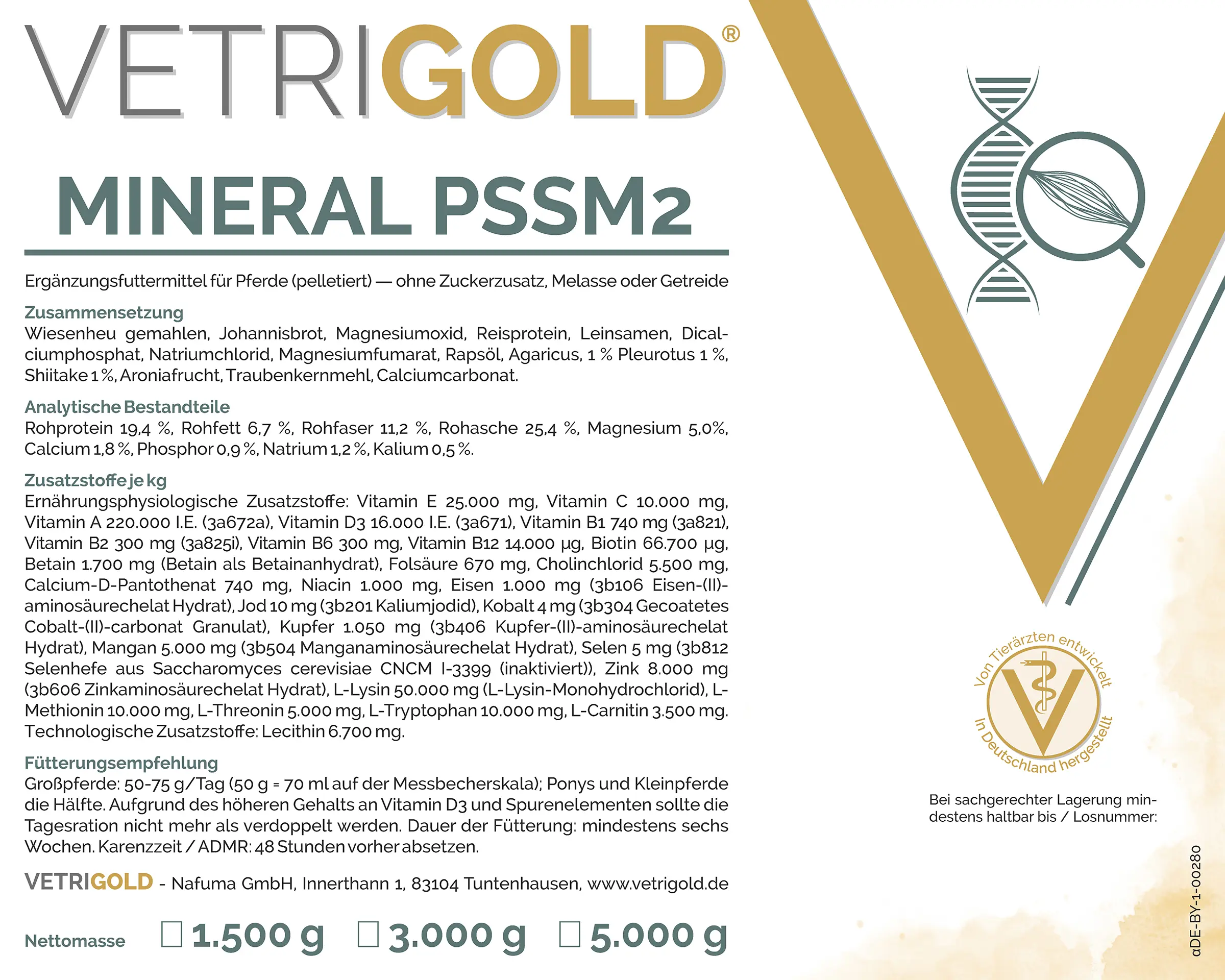 VETRIGOLD® MINERAL PSSM2