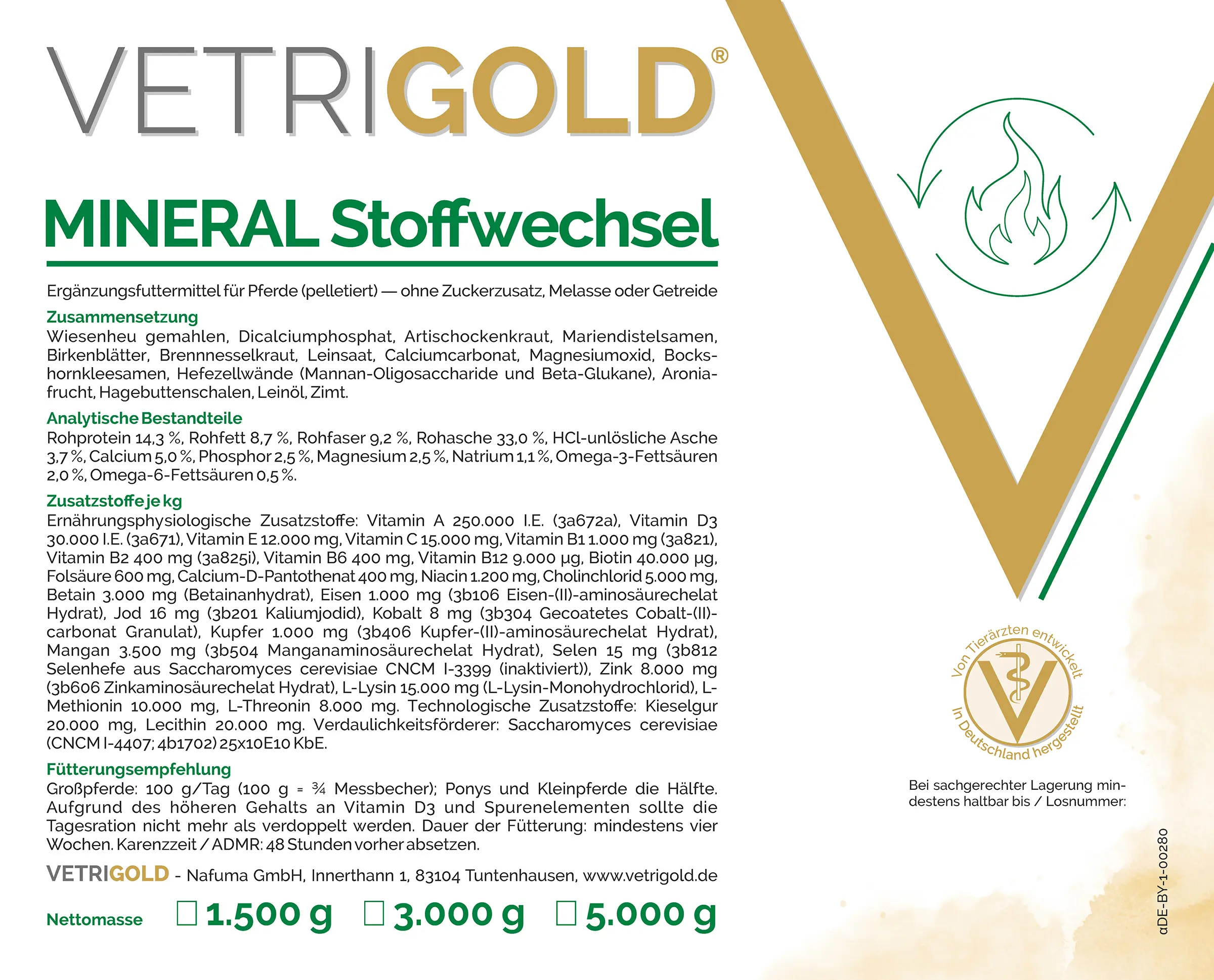 VETRIGOLD® MINERAL Stoffwechsel VETRIGOLD® MINERAL Stoffwechsel