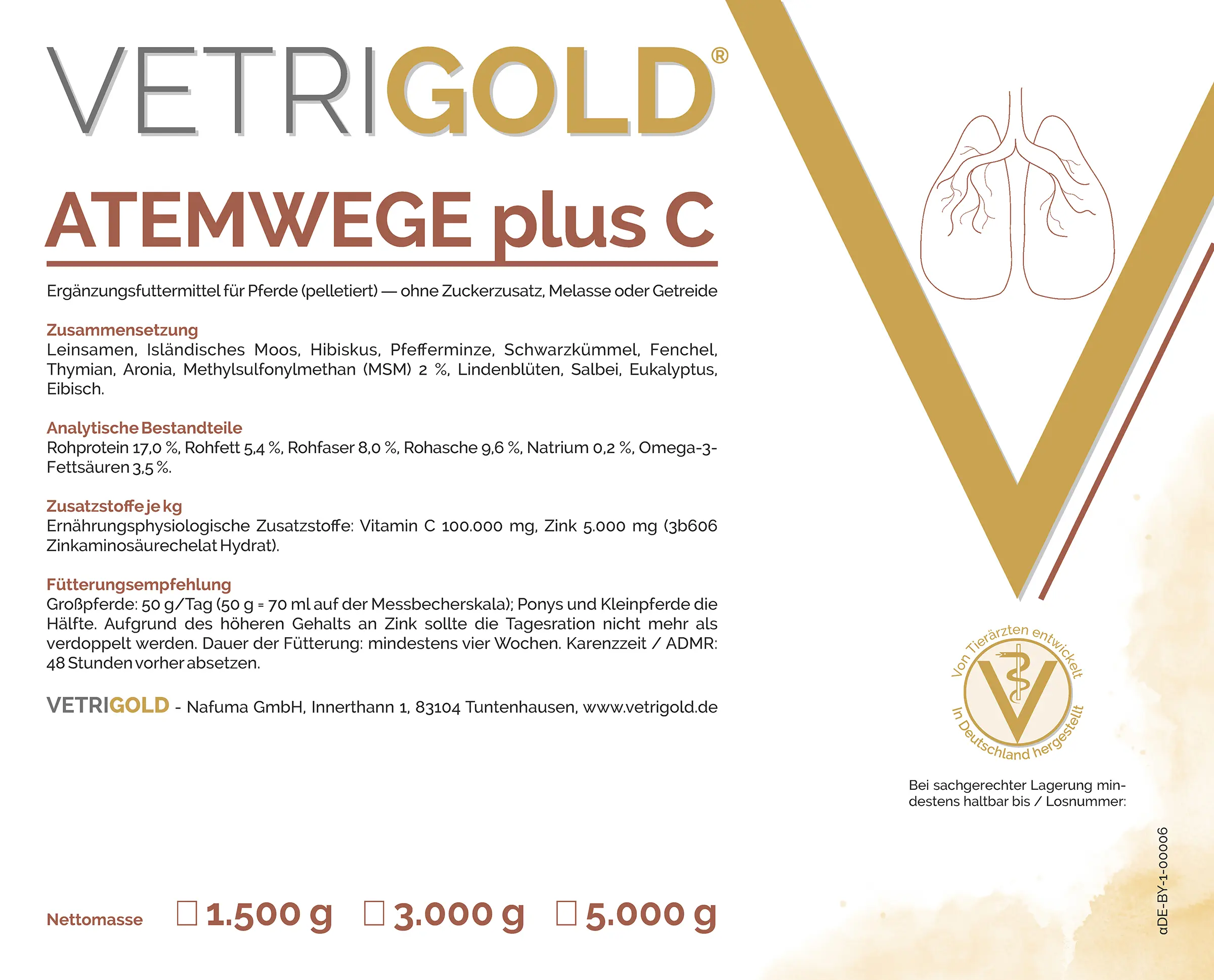 VETRIGOLD® ATEMWEGE plus C VETRIGOLD® ATEMWEGE plus C